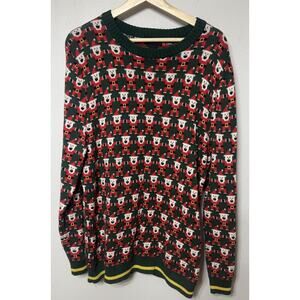 Alex Stevens Sweater Mens Size Large Christmas Santa Holiday Party Pull-over